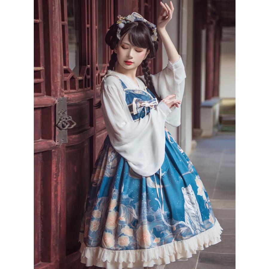 ロリータワンピース漢服ロリータファッションロリータ服甘ロリ写真