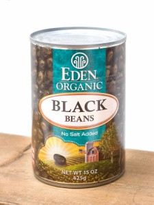 ブラック ビーンズ 缶詰 Black Beans 425g   ALISHAN アメリカ 黒豆 ブラックビーン ダル Eden（エデン）