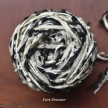 手混線毛線編織包紗線 墨綠黑白混色毛線 粗毛線鉤織毛線出清 鉤針毛線批發 庫存毛線