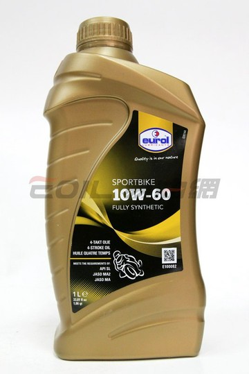 Eurol SPORTBIKE 10W60 4T 全合成 機車機油