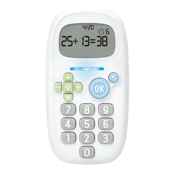 【龍品文創】日本SONIC GS-1139 5分鐘四則運算王 數數王本商品不含電池-白