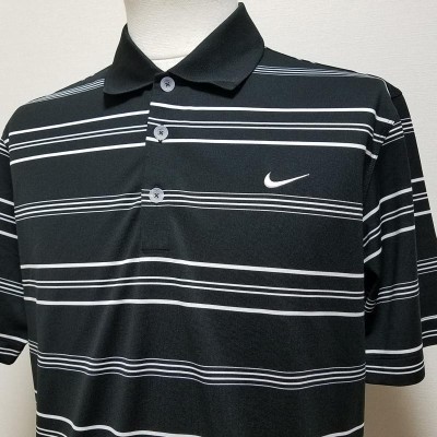 NIKE ナイキ 半袖 ポロシャツ Polo Shirt NIKE GOLF FIT DRY 328700-010 ボーダー半袖ポロシャツ  スポーツウェア 10036285 | LINEショッピング