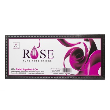 [綺異館] 印度香 頂級純玫瑰花 BALAJI PURE ROSE 售印度香皂