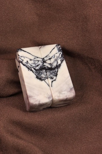 【日好手工刻印・情人結婚對章】巴林石 A250609