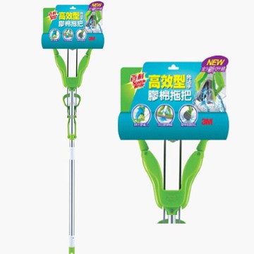 3M W3 / W3+ 百利免沾手快潔吸水膠棉拖把(綠)【APP滿額下單10%點數(單一帳號最高5000點)】1/31止