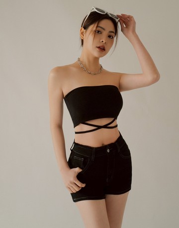 辣妹的超完美日常；綁帶BraTop小可愛 兩色