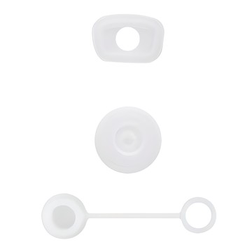 Geumkkaebi 隨行杯防漏吸管蓋 + 防溢塞 + 防漏塞套組 透明 1組