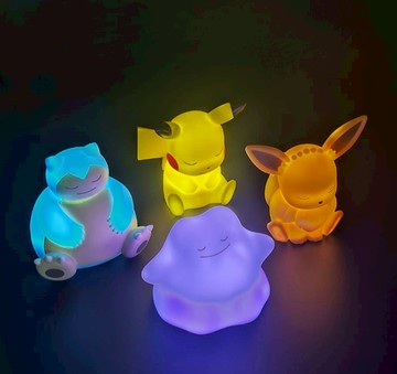 預購【遊戲家】 精靈寶可夢 Pokemon 造型夜燈 皮卡丘/伊布/卡比獸/百變怪 共四款任選