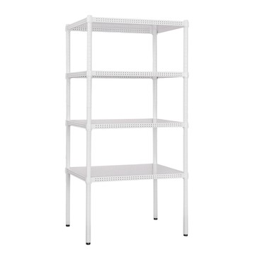 【dayneeds】極致美學90x45x180公分四層烤白沖孔層架