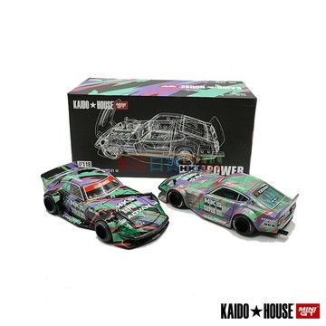『 單位日貨 』隱藏 MINI GT X Kaido House  日產 Fairlady Z HKS V1 #118