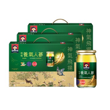 《桂格》無糖養氣人蔘滋補液禮盒(60ml*12入) x3
