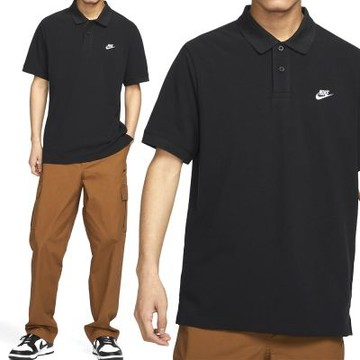 Nike Club 男款 黑色 休閒 日常 上衣 運動 POLO POLO衫 短袖 FN3895-010