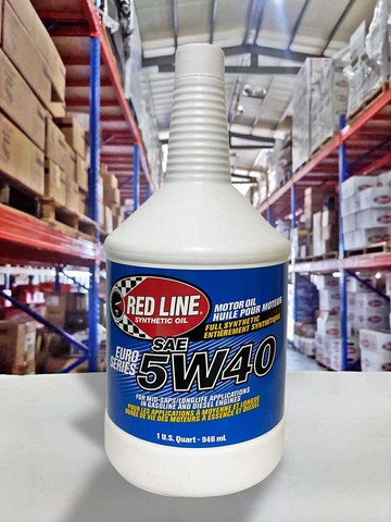 【4%點數】『油工廠』Red Line EURO 5W40 酯類 全合成  汽柴油 C2/C3 229.31/229.51 LL04【樂天APP下單限定】