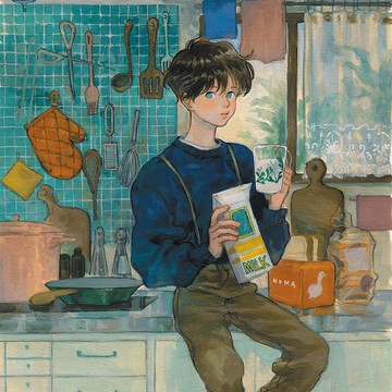 廚房|諾瑪 |韓國插畫藝術海報B5|水彩