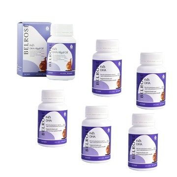 【澳洲澳倍美Belrose】兒童DHA藻油膠囊-(即期良品-2026年2月到期(6入組 60顆/瓶)