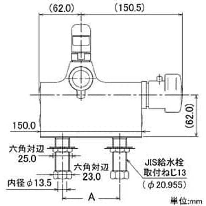 カクダイ 175-010 サーモスタットシャワー混合栓 | LINEショッピング