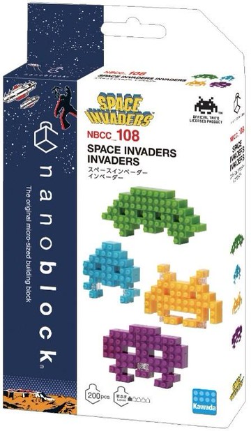 《 NanoBlock 迷你積木 》NBCC_108 太空侵略者 侵略者 東喬精品百貨 小蜜蜂