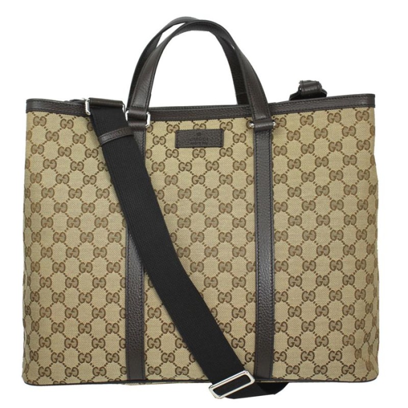 GUCCI GGパターン 2wayトートバッグ ベージュ/ブラウン 【公式通販】