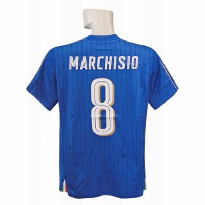 最高の イタリア代表 16 ホーム 青 8 Marchisio マルキジオ 長袖 プーマ 在庫一掃
