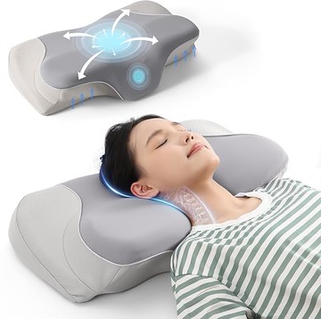 KOJIHOMU【日本代購】 枕頭睡得好安眠枕 枕頭輕鬆睡枕防止​​打鼾直頸對策橫向睡眠仰支撐低高 可調節人體工學 中空設計 可洗