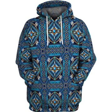 3D print long-sleeved hooded top man    3D印花長袖連帽上衣男