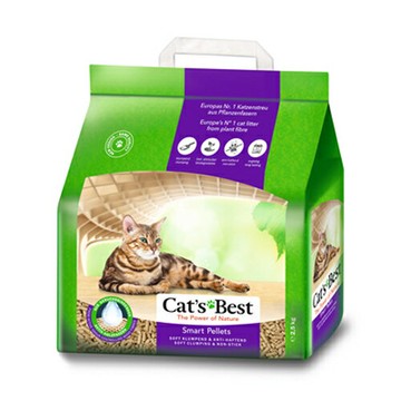 【寵愛家】-超取限重一包-Cats Best凱優凝結木屑砂紫標長毛貓用10L(5kg)
