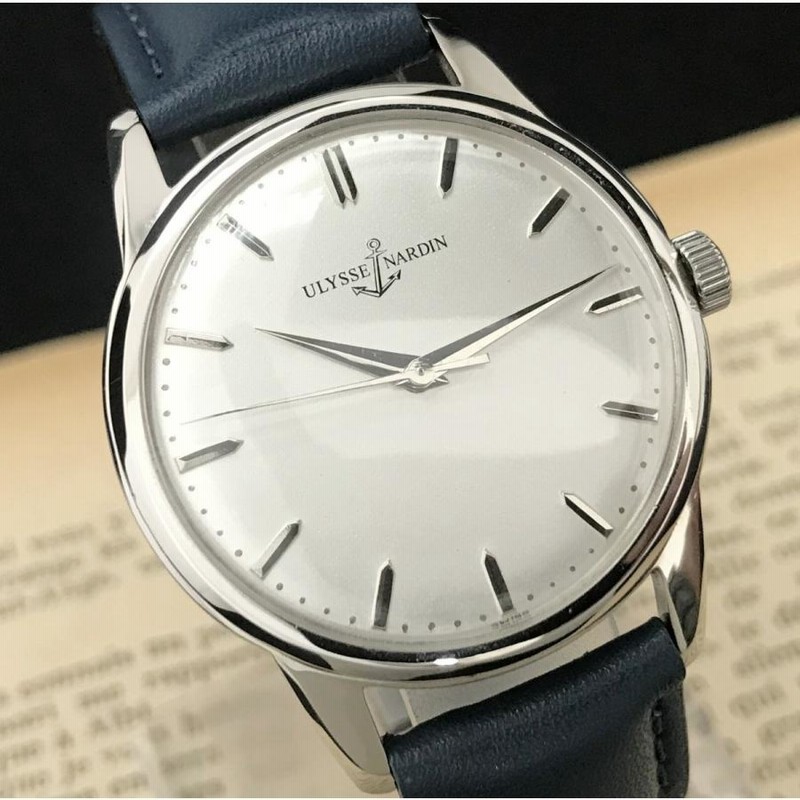 仕上げ済み ユリスナルダン Ulysse Nardin ヴィンテージ アンティーク 手巻き 中古 メンズ腕時計 | LINEショッピング