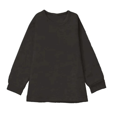 MI MI LEO T台製保暖刷毛居家上衣 1件  M  黑色