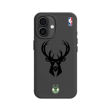 iPhone 16 SolidX 黑 - NBA - B&W-密爾瓦基公鹿 Milwaukee Bucks B&W