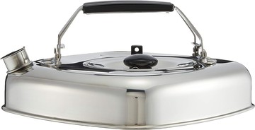日本製 杉山金屬 不鏽鋼方型茶壺 附濾網 KS-2625 1.1L 水壺 開水壺 泡茶壺 可收納 露營 熱水爐 開水壺 日本正規品代購