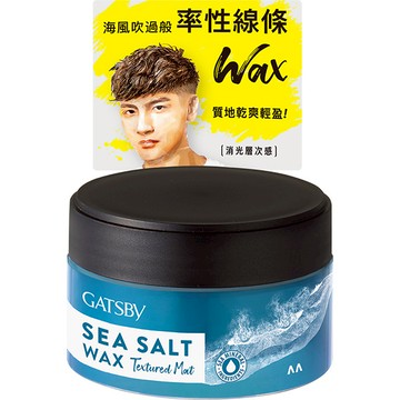 GATSBY海鹽消光髮蠟80g紋理線條