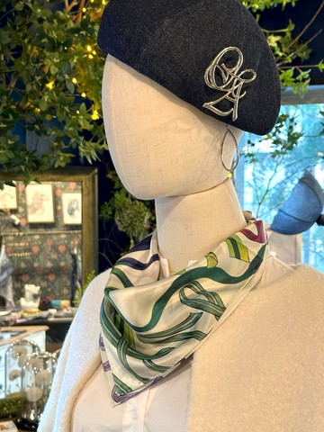 50cm方巾_心願成就 圖紋 絲巾 ChristalART