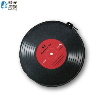 耳機狗｜唱片造型零錢置物包