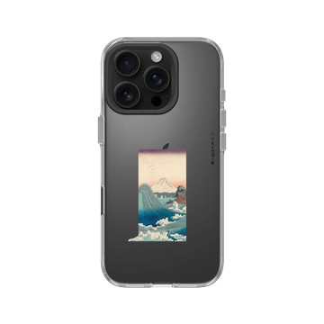 iPhone 16 Pro Clear Case（相機按鈕） 透明 - Turning Japanese / 東方物語 - 波濤