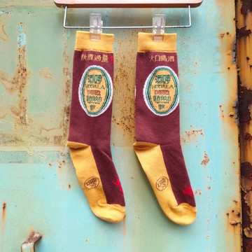襪好台 Wow Taiwan Style Socks - 啤酒　男女皆宜　新年禮物推薦