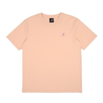 KANGOL 短T 粉色 經典 繡花T 短袖 上衣 女 6522100841
