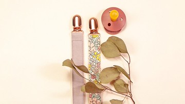 Handmade by Mina 【LIBERTY 系列】粉彩花園奶嘴鍊 可指定客製化