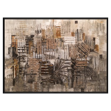 菠蘿選畫所 抽象畫 虛實I APAP4641B (42 x 59.4cm)  黑色