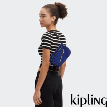 Kipling 質感海軍藍手提肩背兩用包-NEW MILOS