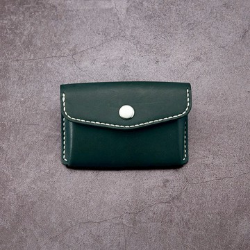 經典零錢包。手縫皮革材料包。BSP014