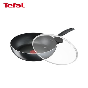 Tefal法國特福 爵士系列24CM不沾平底鍋+玻璃蓋
