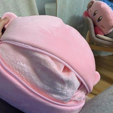 星之卡比空調被毯子抱枕二合一午睡枕頭靠墊兩用女生節日生日禮物