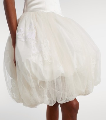 Danielle Frankel Bridal Sadie wool and silk corset dress