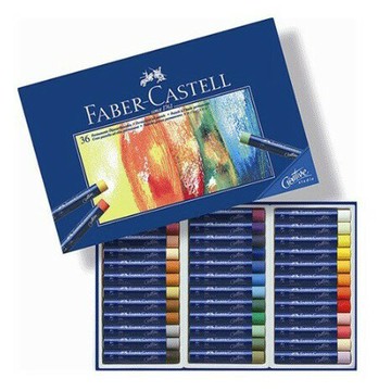 德國輝柏 Faber-Castell 127036 創意工坊油性粉蠟筆 粉彩條 36色組【APP滿額下單4%點數(單一帳號最高1500點)】5/31止