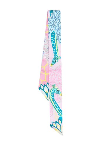 Hermès - 1990-2000s pre-owned The Three Graces Twilly silk scarf - women - Silk - One Size - Pink