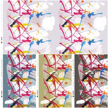 兔子設計款布料 - 沐可塗鴉