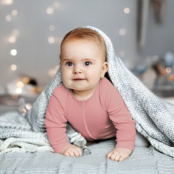 Brands4Kids 竹纖維斜襟連身兔裝(粉)_by Minymo