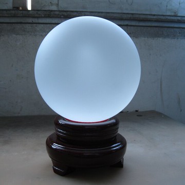 招財磨砂水晶球創意家居辦公桌客廳風水擺件裝飾品開業禮品喬遷新