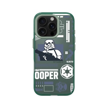 iPhone 16 Pro Clear 憂墨綠 - 迪士尼-星際大戰 Star Wars - 風暴兵-潮流系列