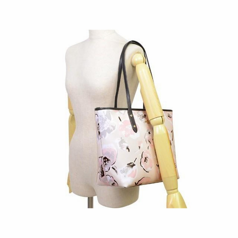 美品 93 Coach トートバッグ フィービー 刺繍 花 パンチング コーチ バッグ COACH ショルダーバッグ トートバッグ 花柄 新作